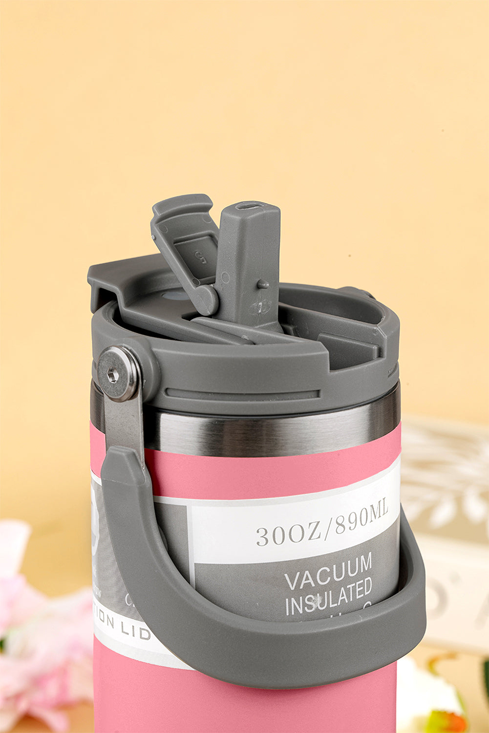 Tasse isotherme minimaliste avec poignée 30 oz