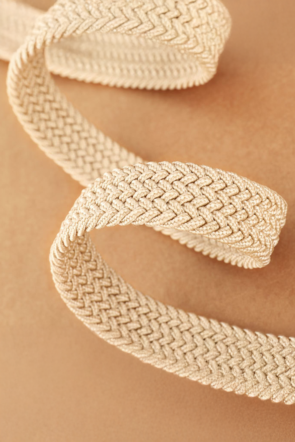 Ceinture en toile tissée de style bohème