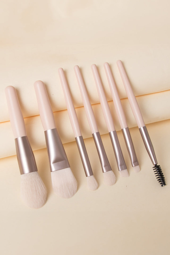 8pcs Soft Fluffy Mini Makeup Brush Set with Bag