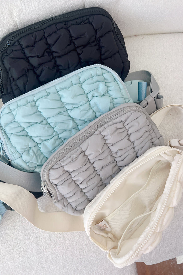 Quilted Puffer Belt Bag Fanny Pack