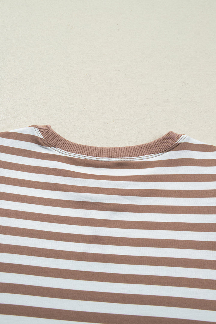 Short Bubble Sleeve T Shirt