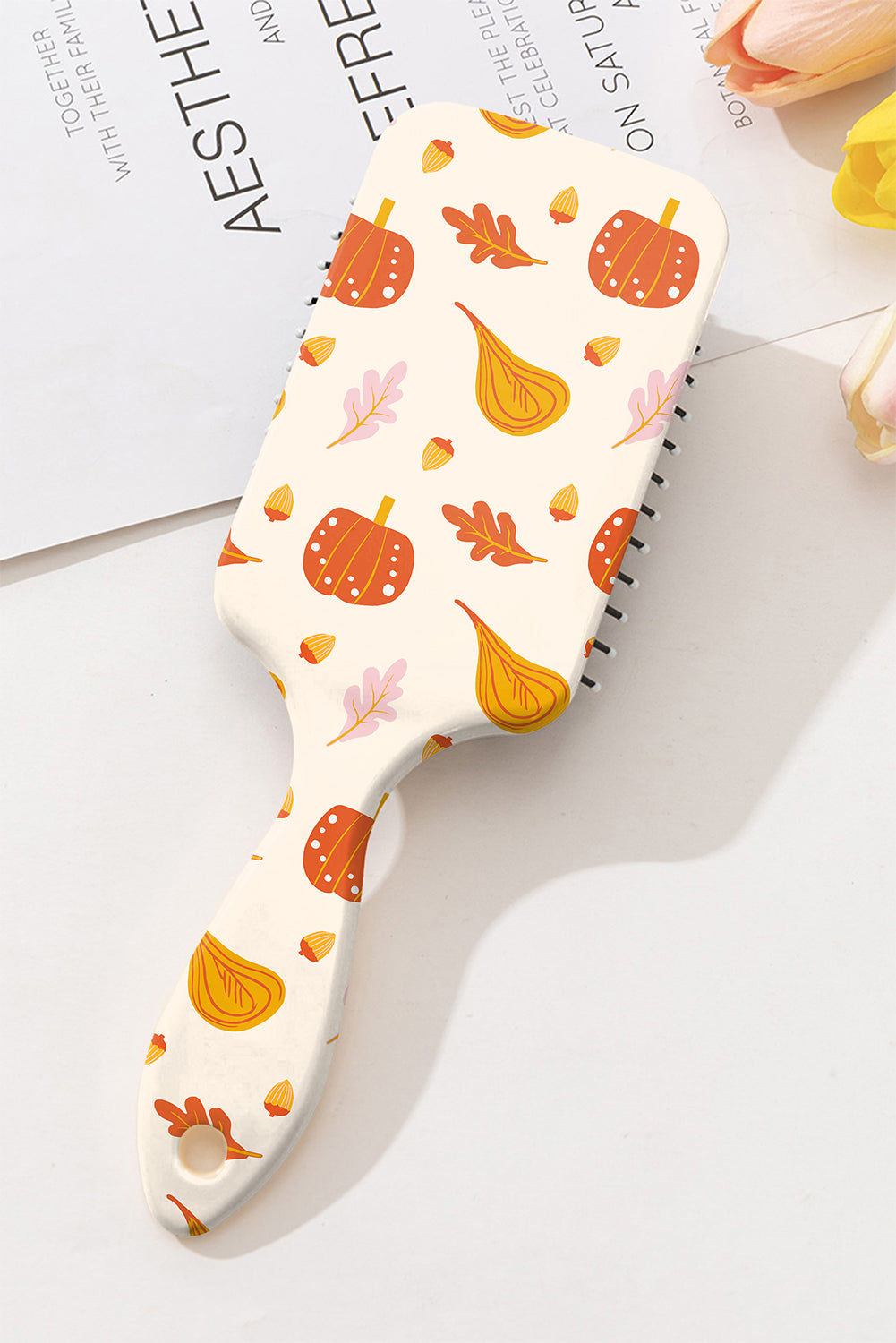 Pumpkin Fall Vibe Print Air Cushion Comb