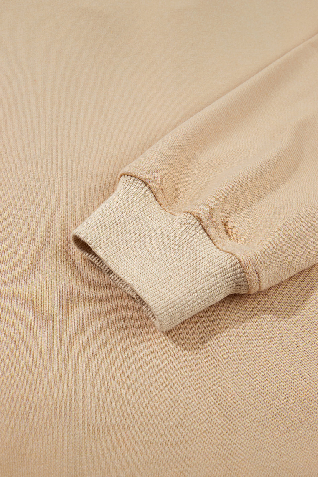 Parchment Polka Dot Hooded Zip-Up Sweatshirt