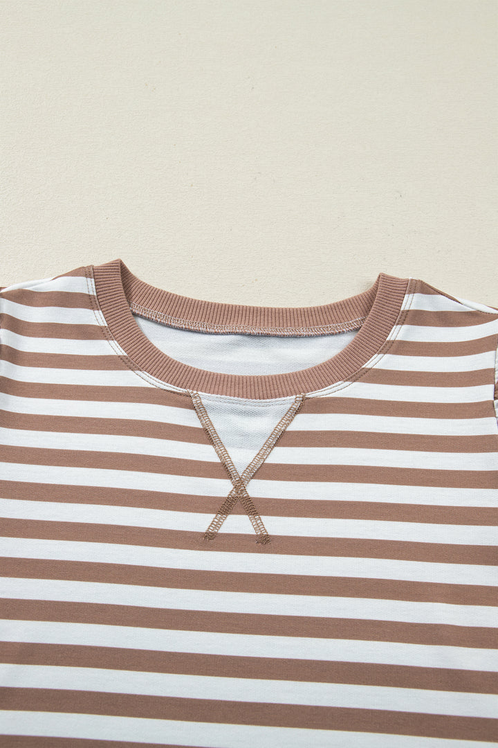 Short Bubble Sleeve T Shirt