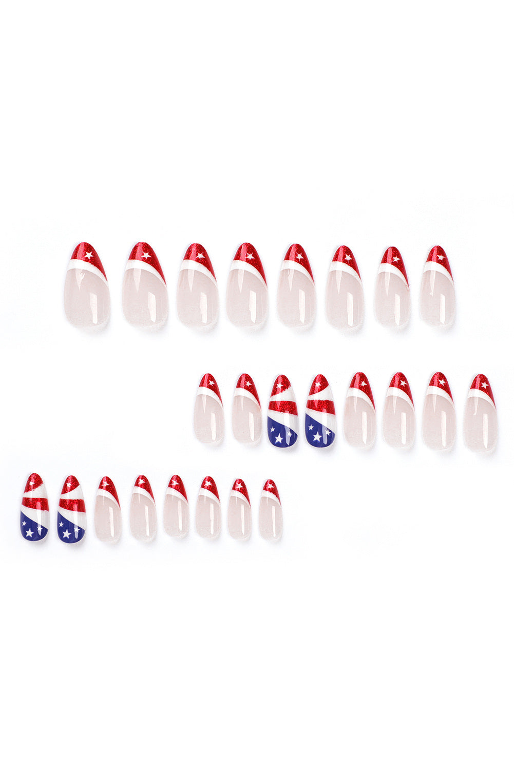 Autocollants pour ongles du jour de l'indépendance