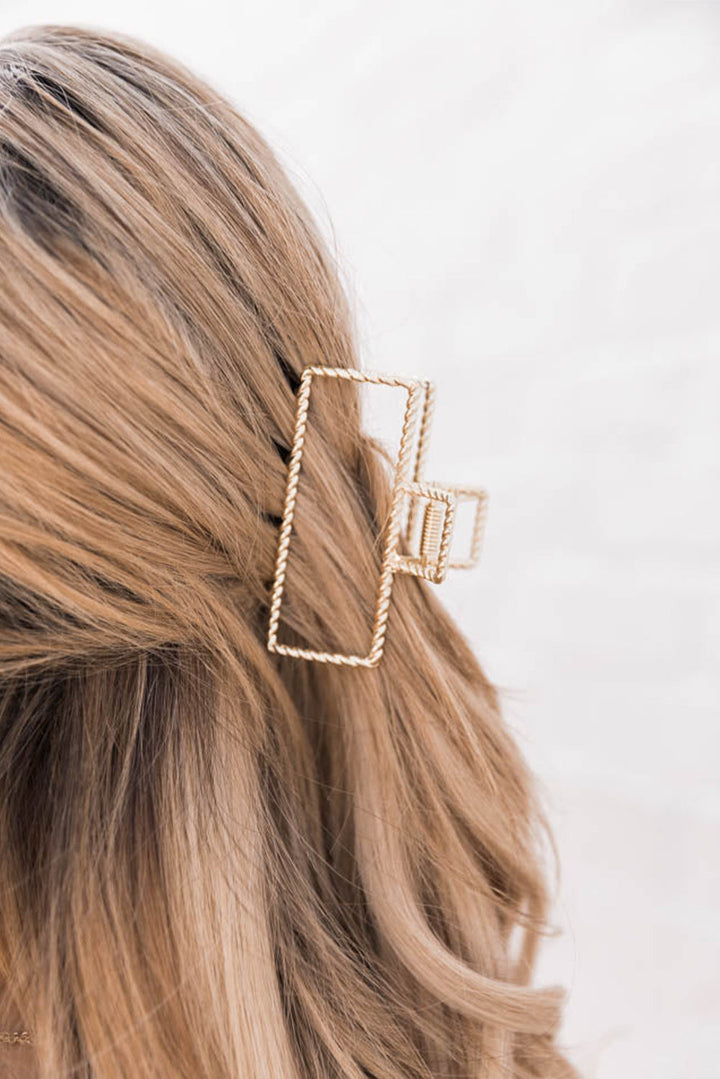 Pince à cheveux carrée
