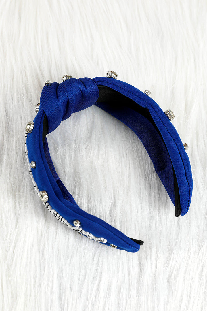 GAME DAY Rugby Football Season Diamond Knotted Headband