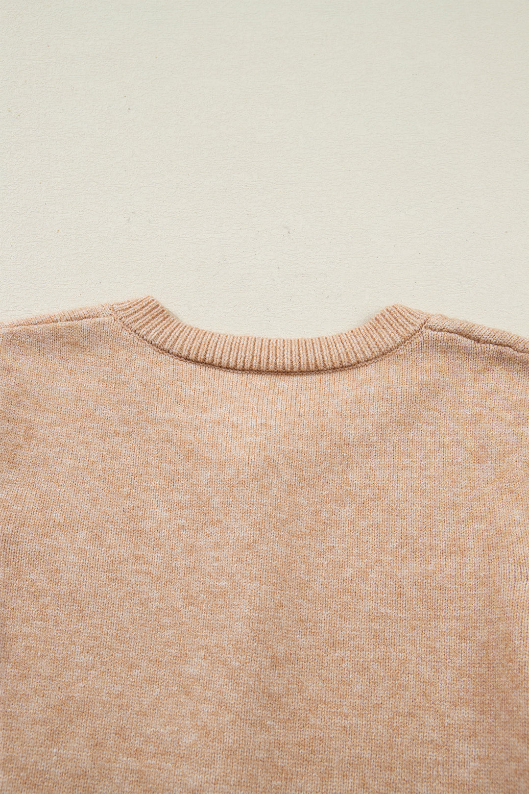 Ruffle Trim Gold Button Sweater Cardigan