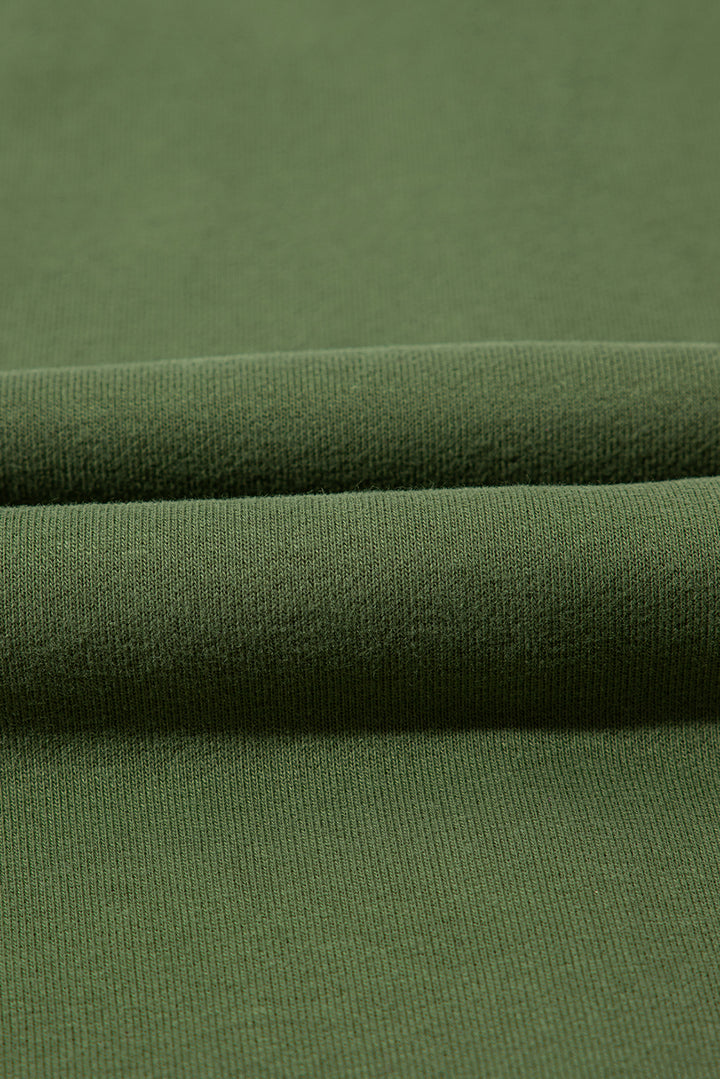 Vineyard Green Half Zip up Pullover Active Top and Joggers Set