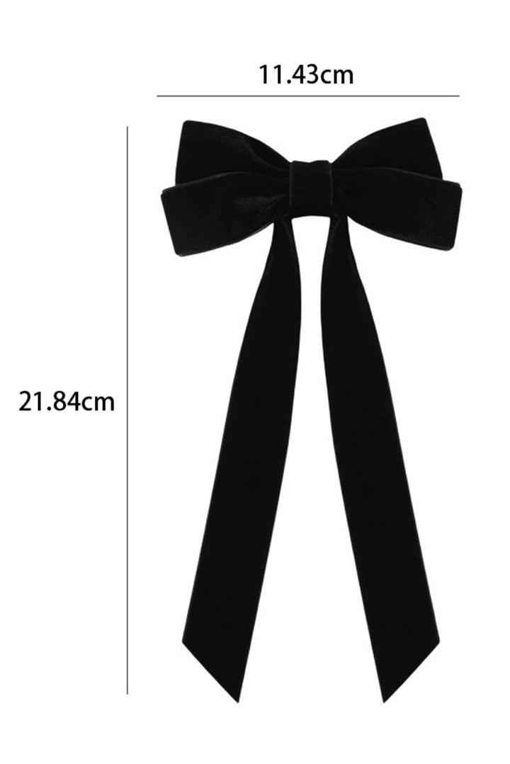 Velvet Bowknot Frenchy Girl Fashion Hair Clip