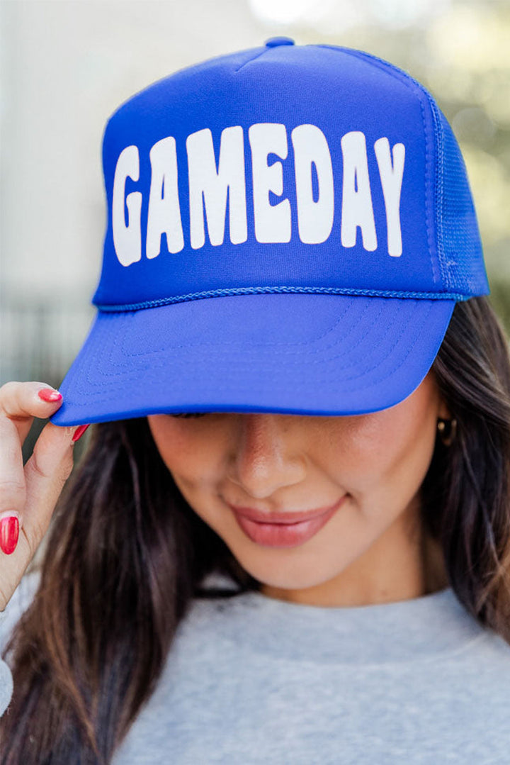 GAME DAY Rugby Football Mesh Back Baseball Cap