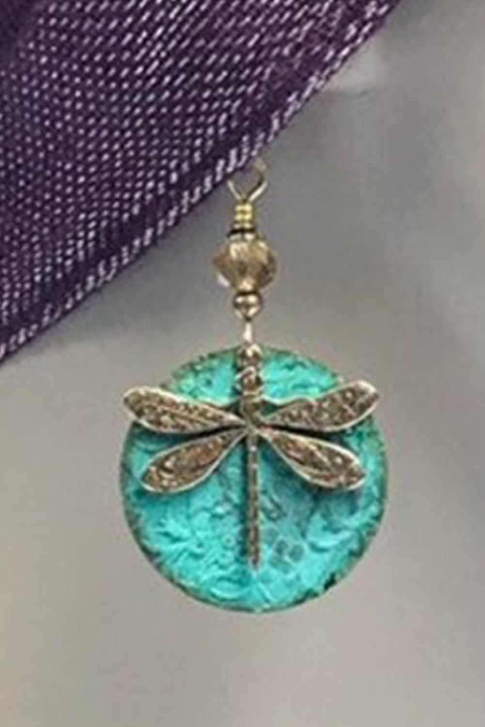 Retro Dragonfly Hook Drop Earrings