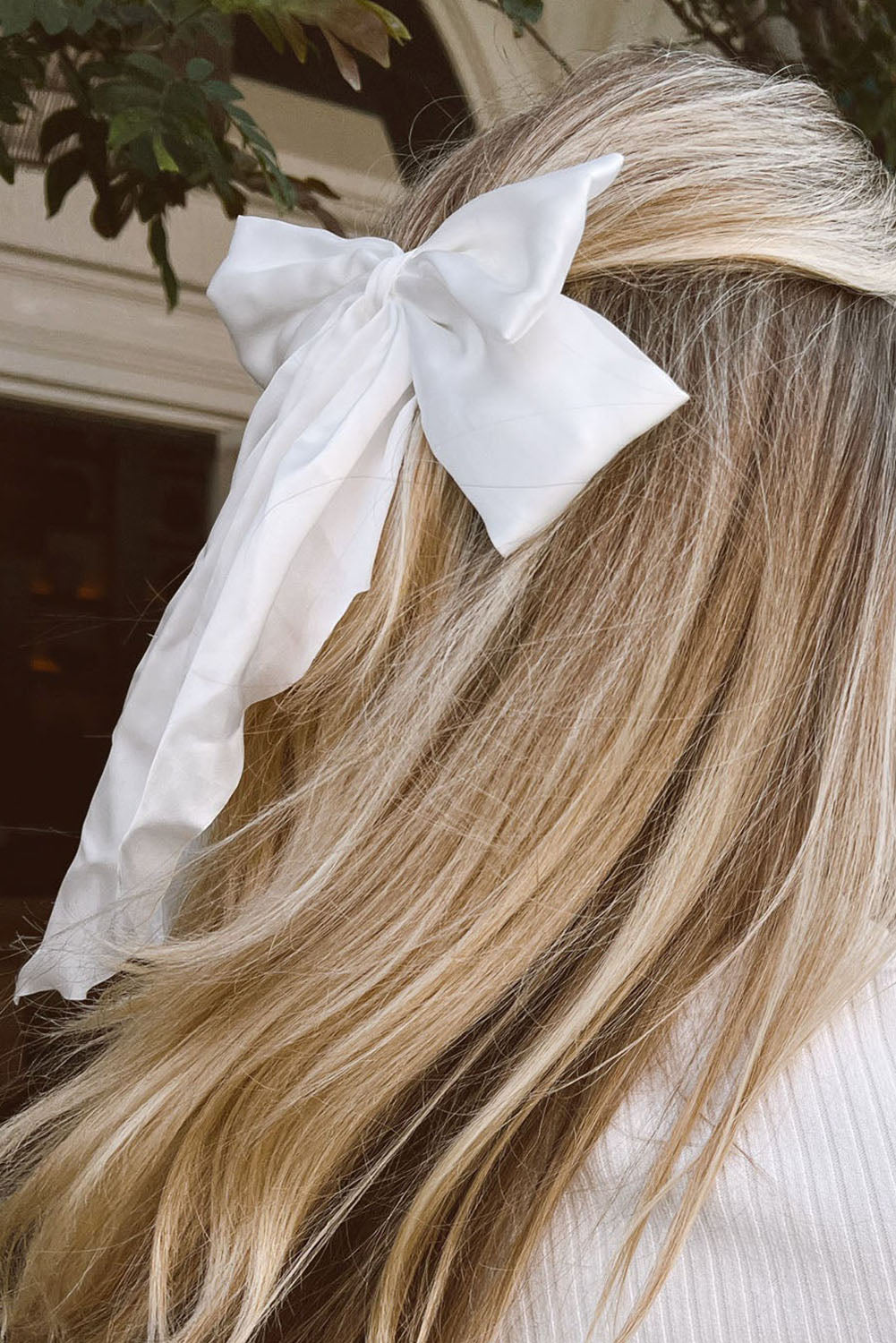 Oversized Ribbon Bowknot Satin Hair Clip