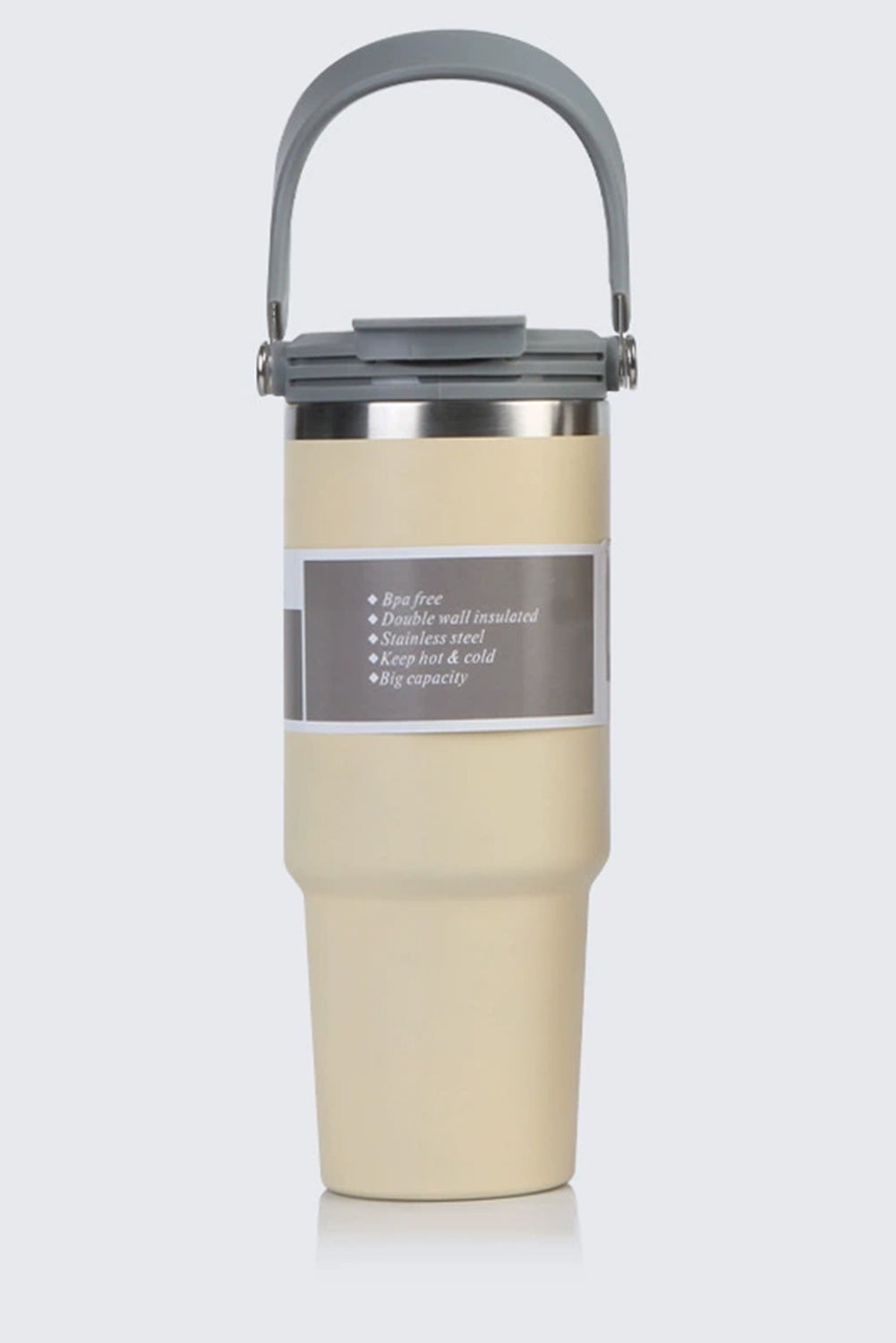Tasse isotherme minimaliste avec poignée 30 oz