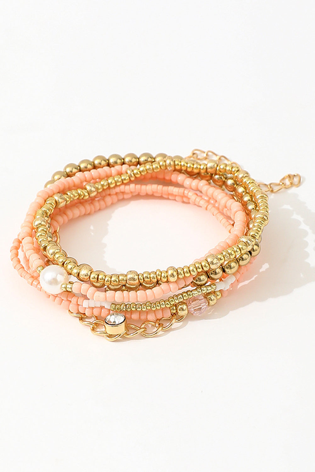 Bracelet simple multicouche en perles