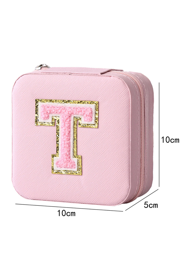 Portable Chenille T Small Jewelry Box