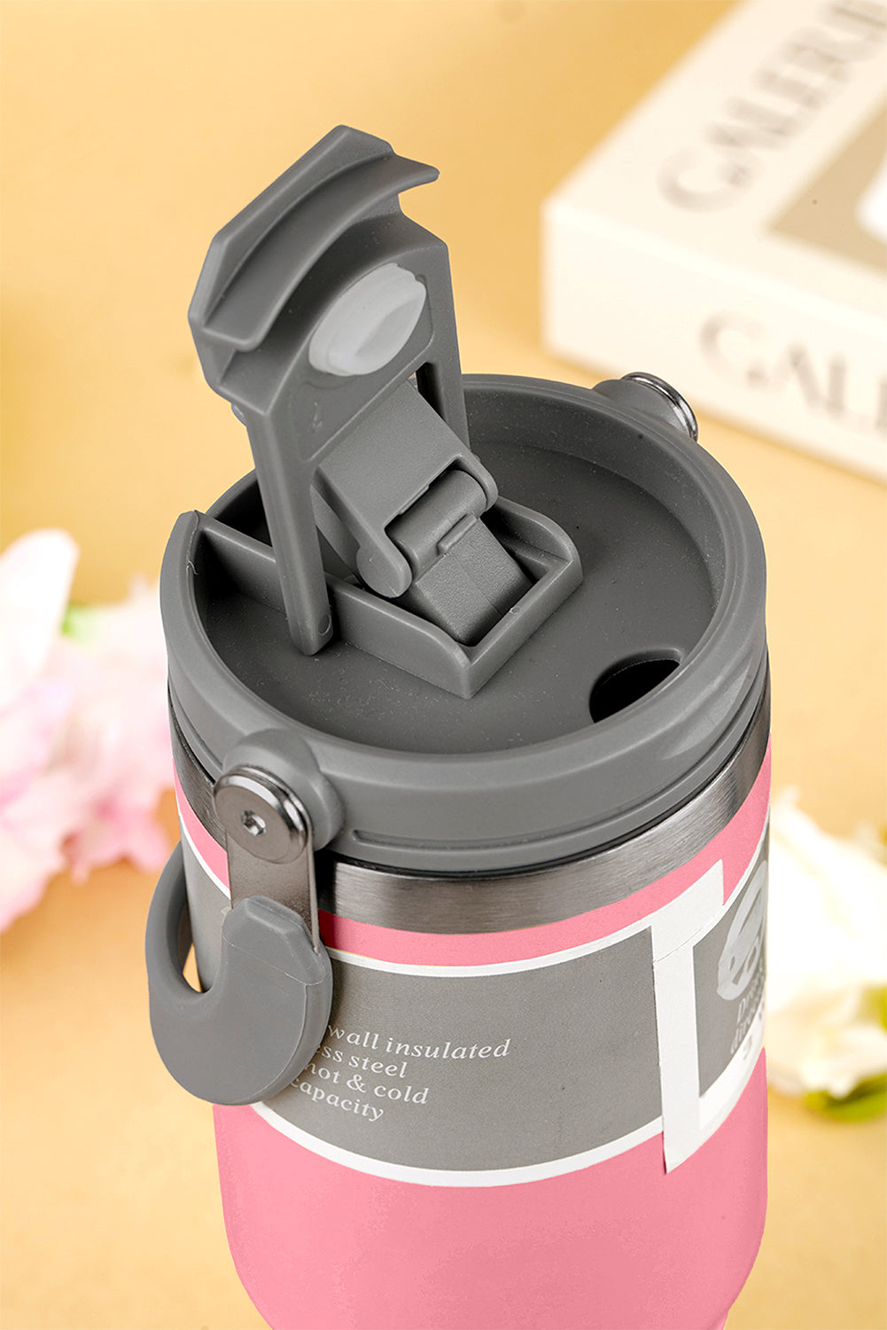 Tasse isotherme minimaliste avec poignée 30 oz