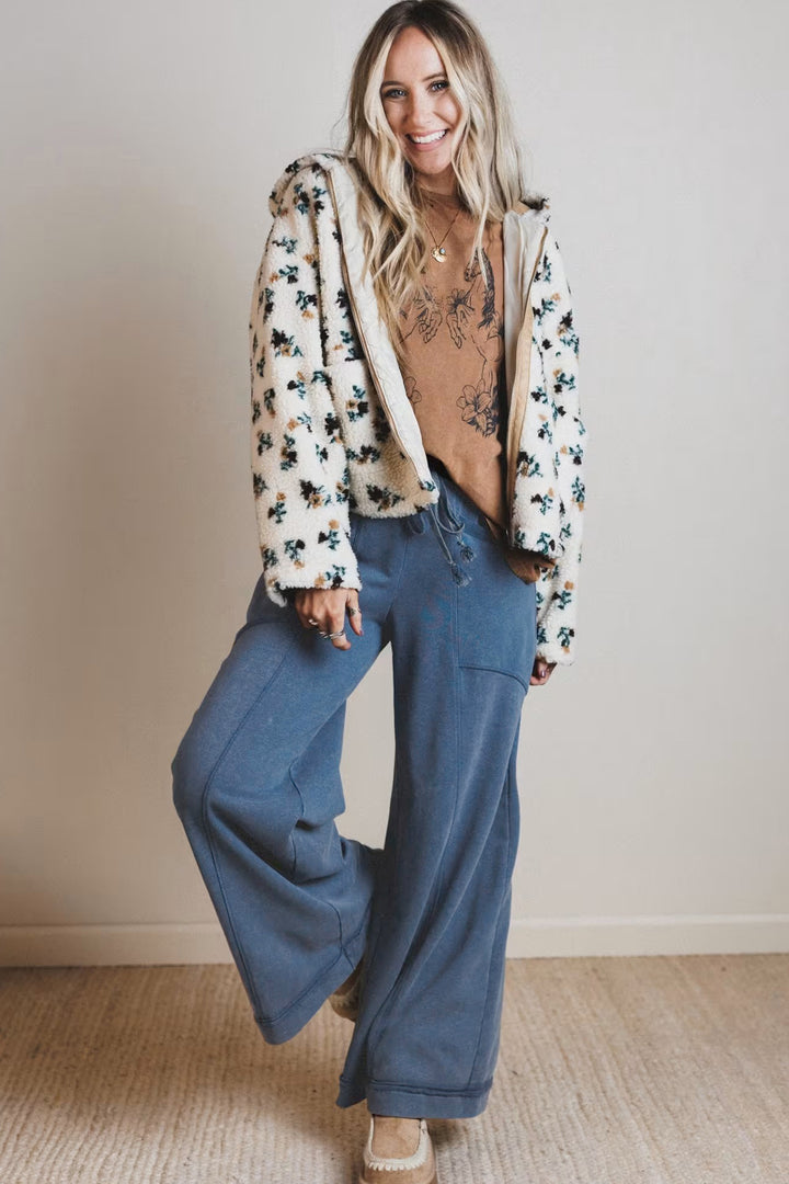 Ashleigh Blue Retro High Waist Wide Leg Western Pants