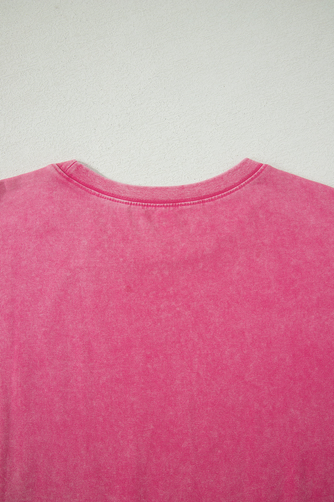 Rose Red Mineral Washed Oversized Tee