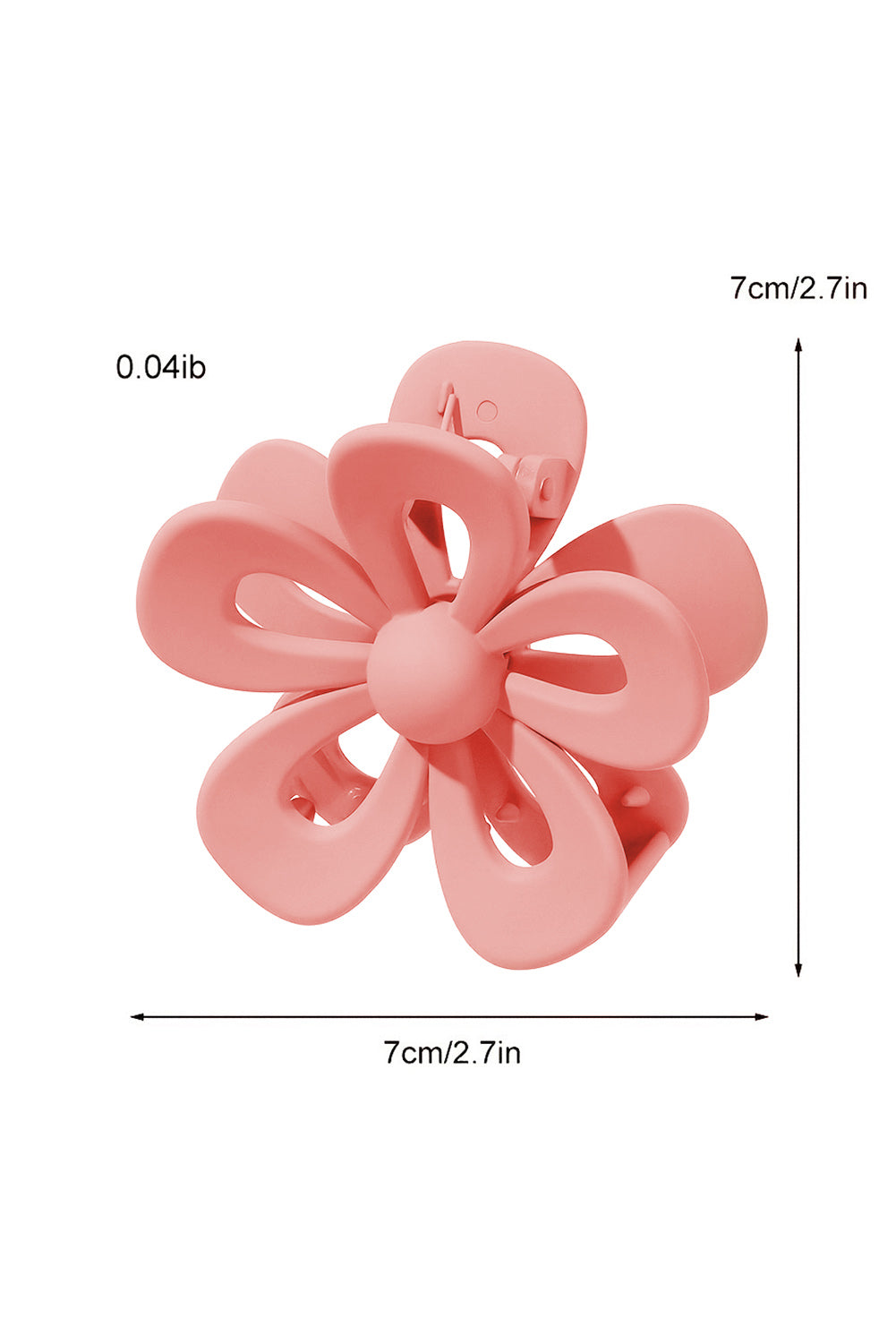 Süßer Klauenclip in Form einer ausgehöhlten Blume