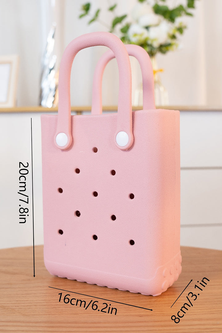 Waterproof EVA Random Decorations Hollow Tote Bag
