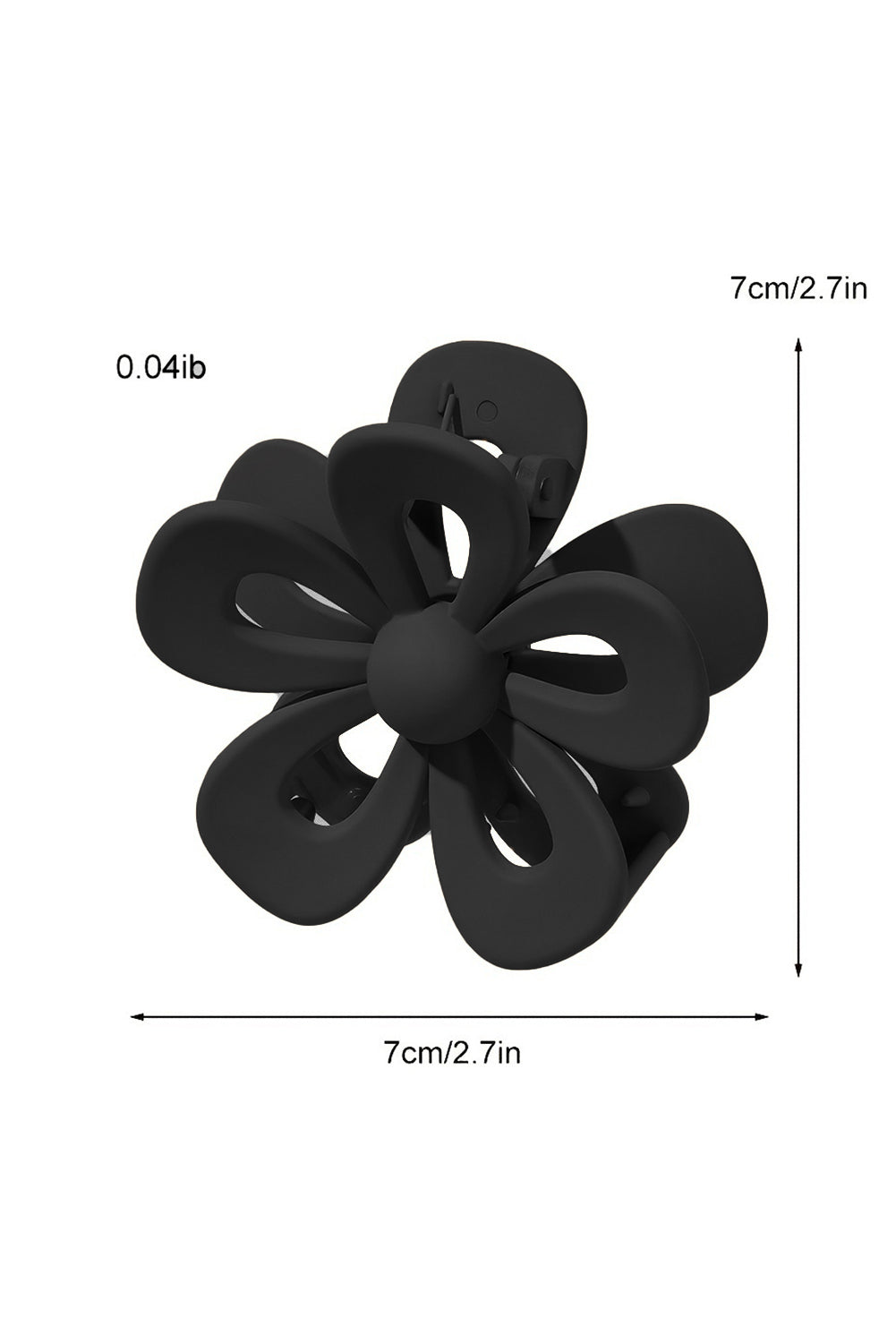 Sweet Hollowed Flower Shape Claw Clip