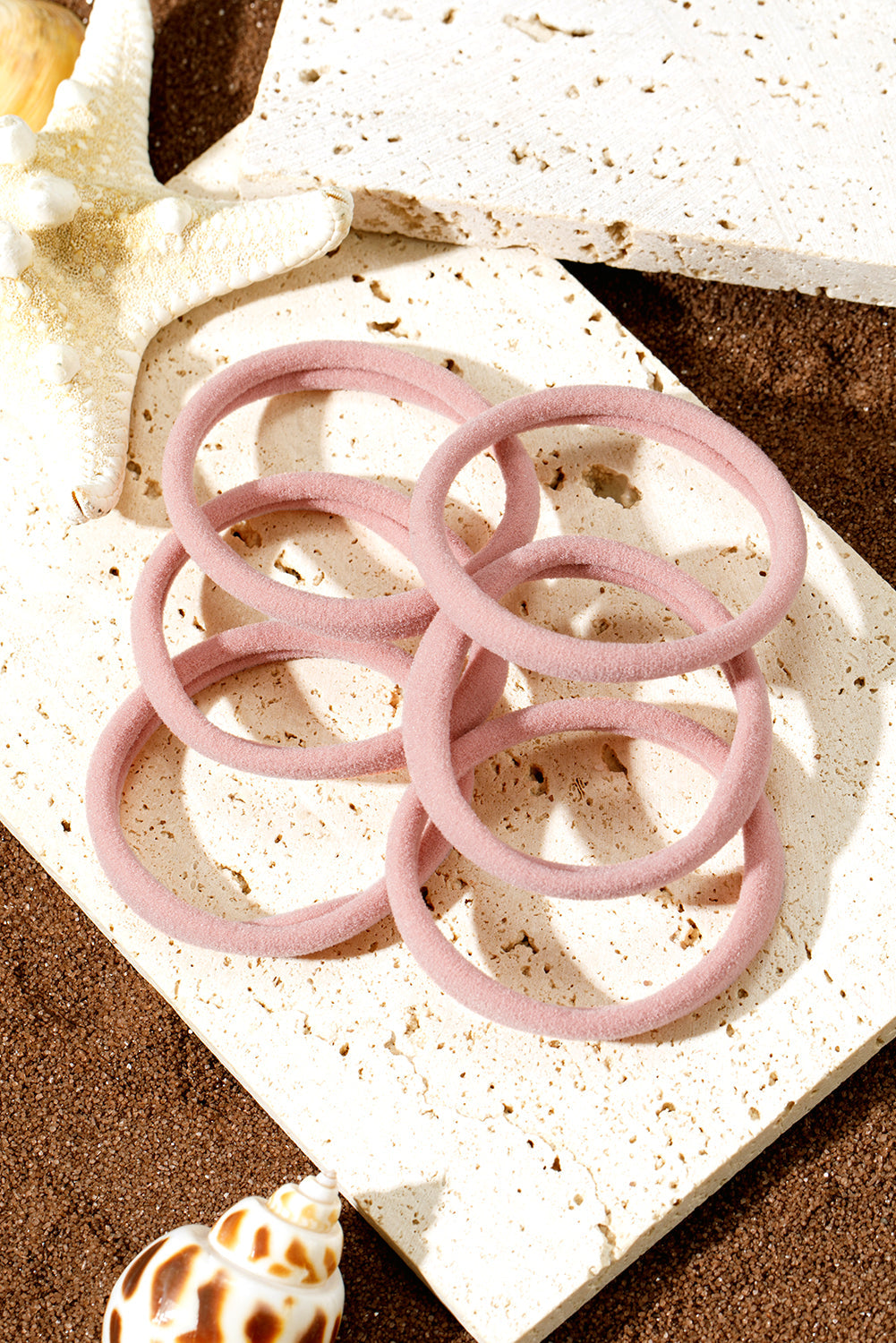 Solid Color Minimalist Hair Tie Accessory