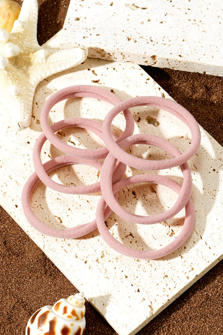 Solid Color Minimalist Hair Tie Accessory