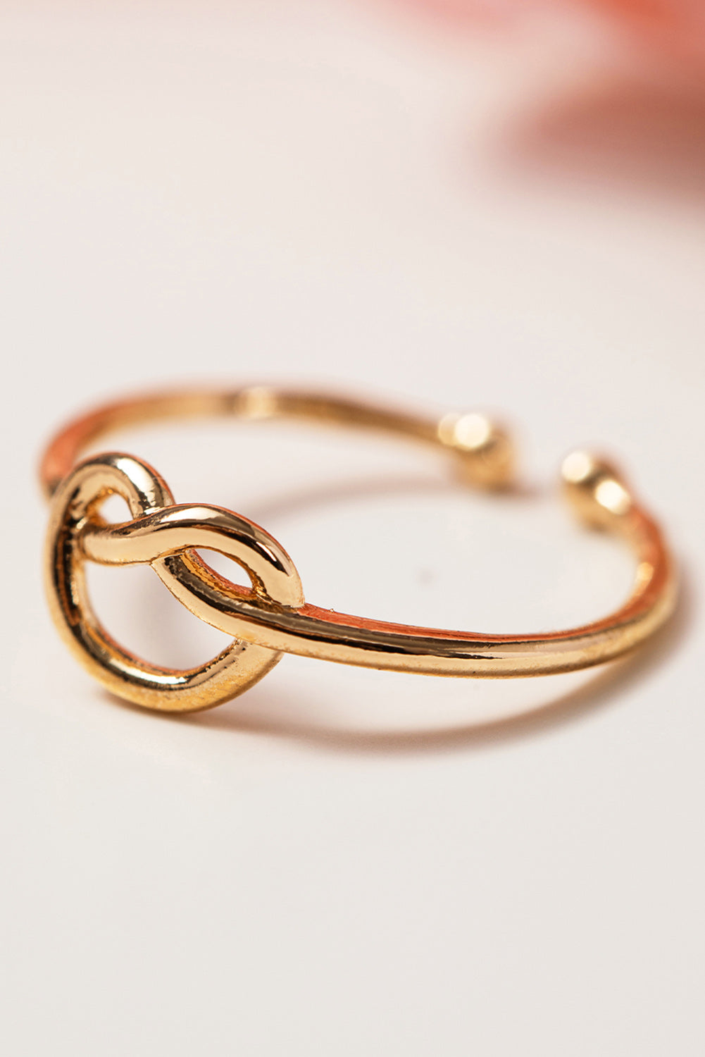 Bague tendance Saint-Valentin Knot A Heart