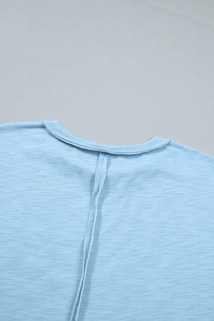 Mist Blue Western Mallard Oversized Tee