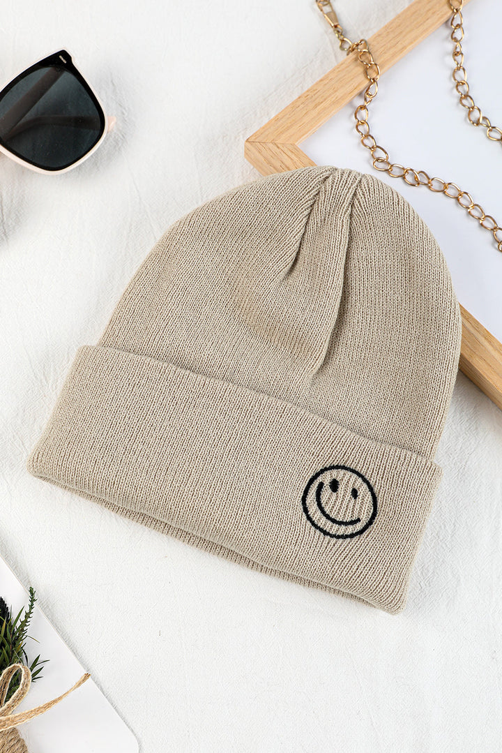 Smiley Face Eaveless Beanie Mützen