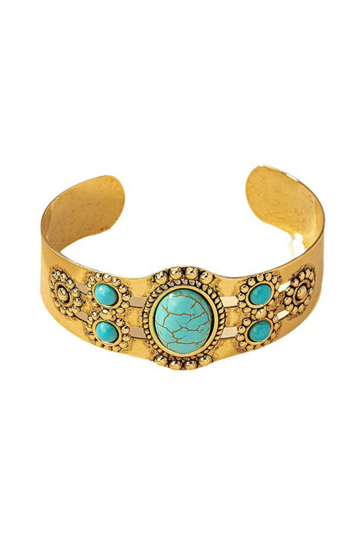 Vintage Boho Turquoise Cuff Bracelet