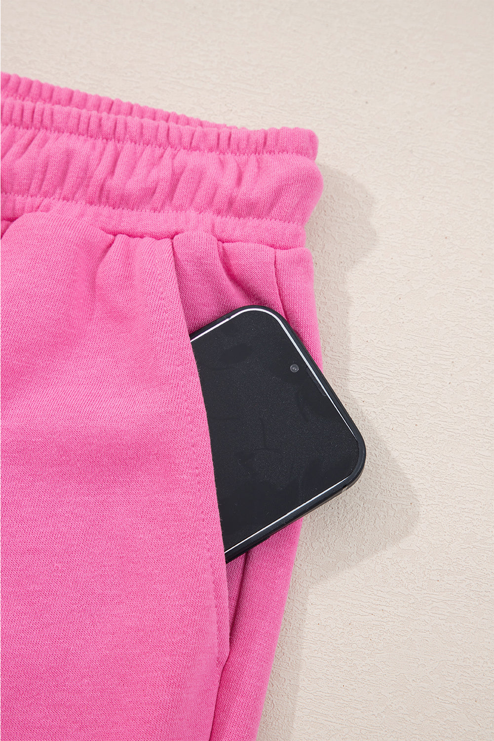 Sachet Pink Collared Pullover and Central Seam Pants Set