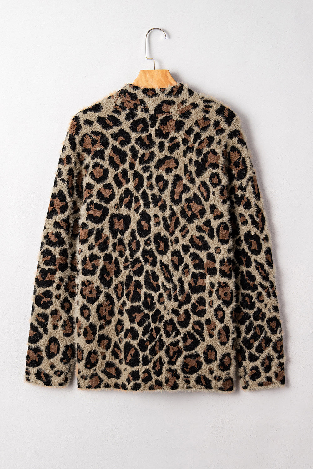 Leopard Open Casual Cardigan