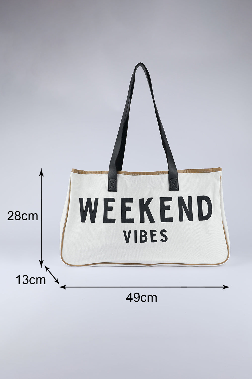 Sac fourre-tout en toile WEEKEND VIBES