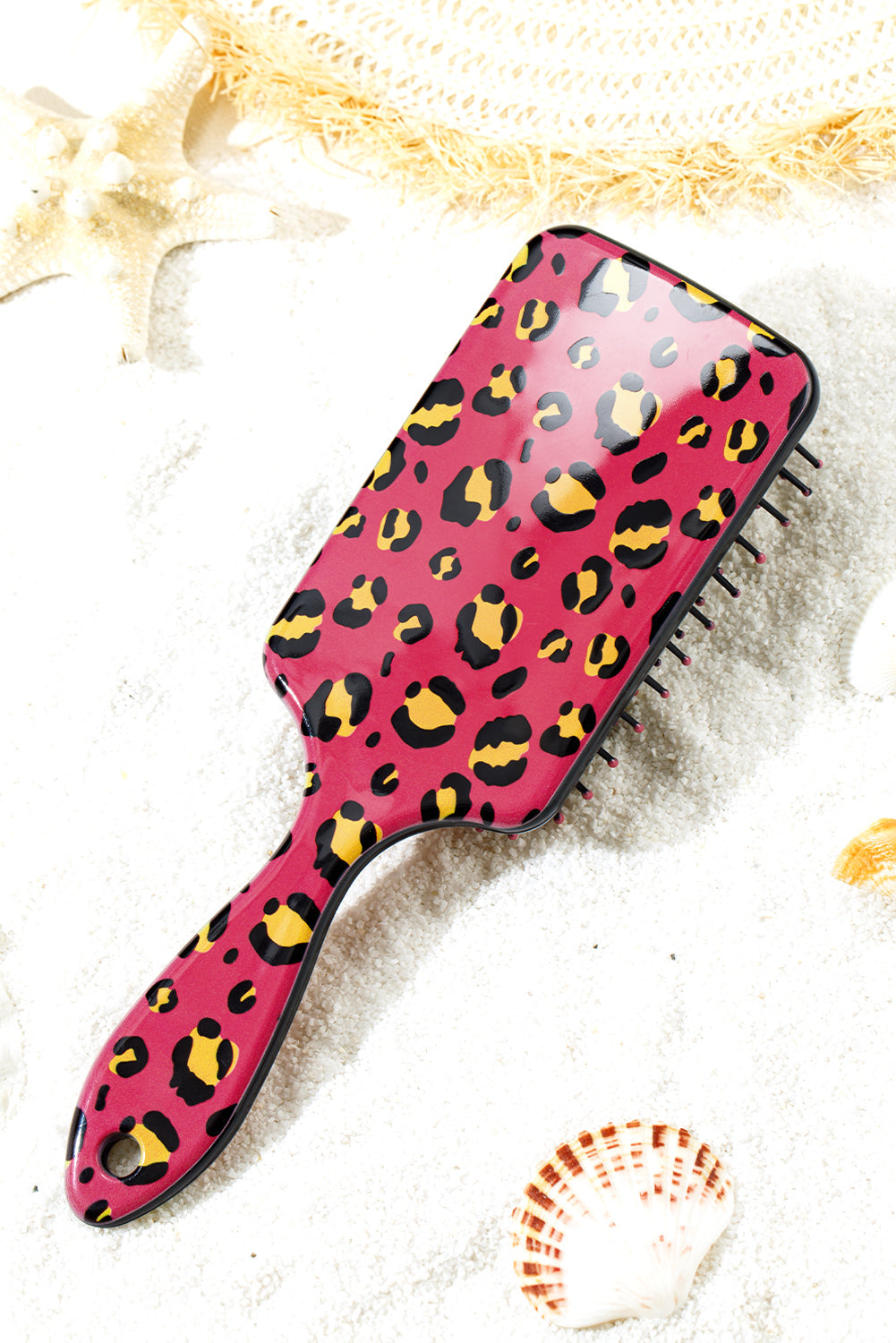 Leopard Print Long Handle Air Cushion Comb