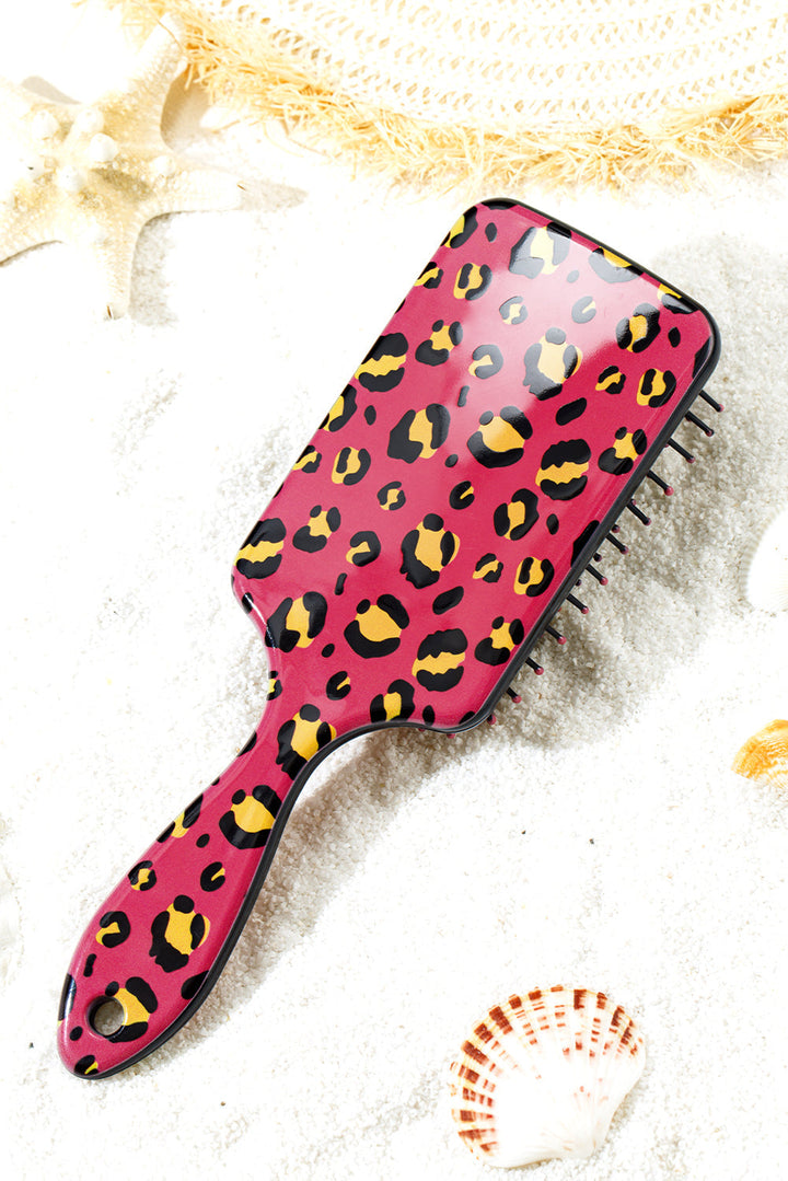 Leopard Print Long Handle Air Cushion Comb