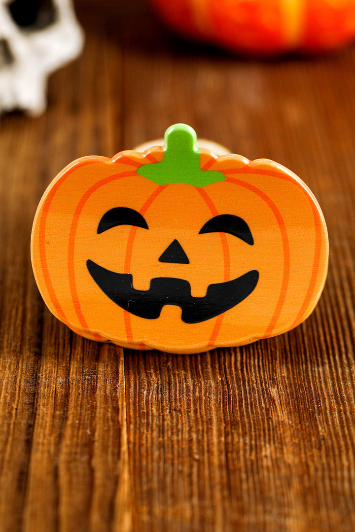 Pince à cheveux en forme de citrouille d'Halloween