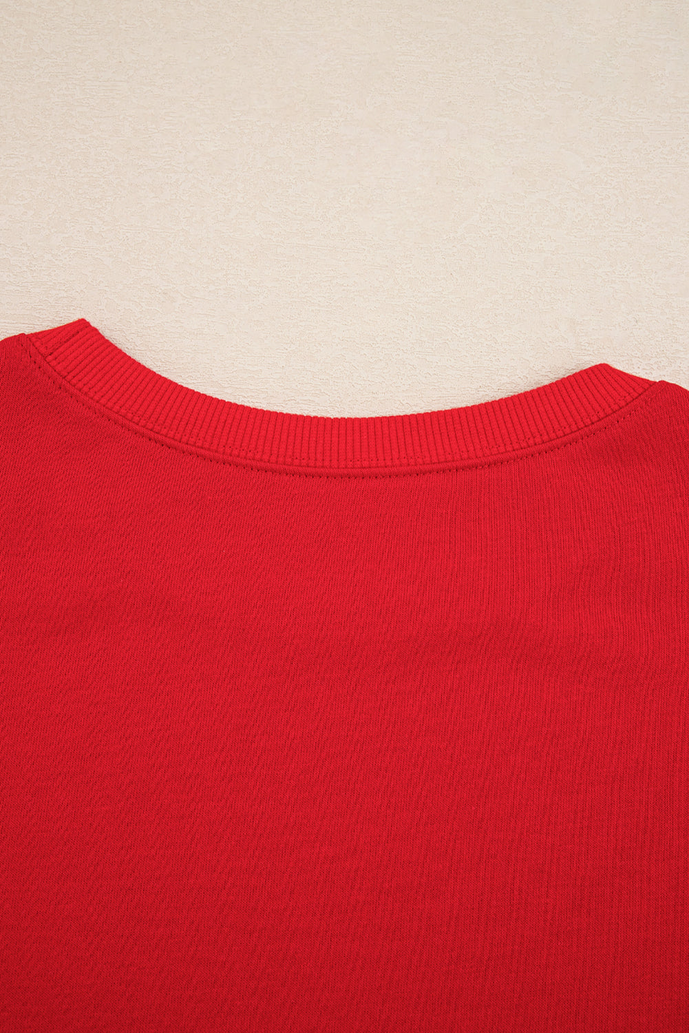 Fiery Red Varsity Stripe Detail Pullover Mini Skort Set