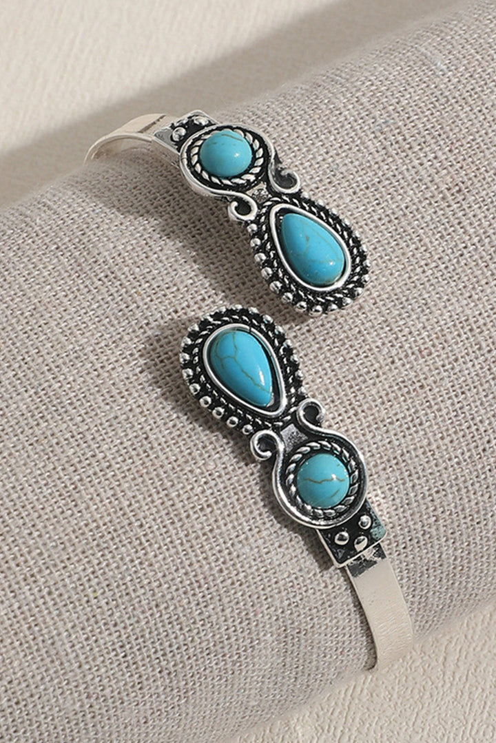 Bracelet en pierre turquoise occidentale