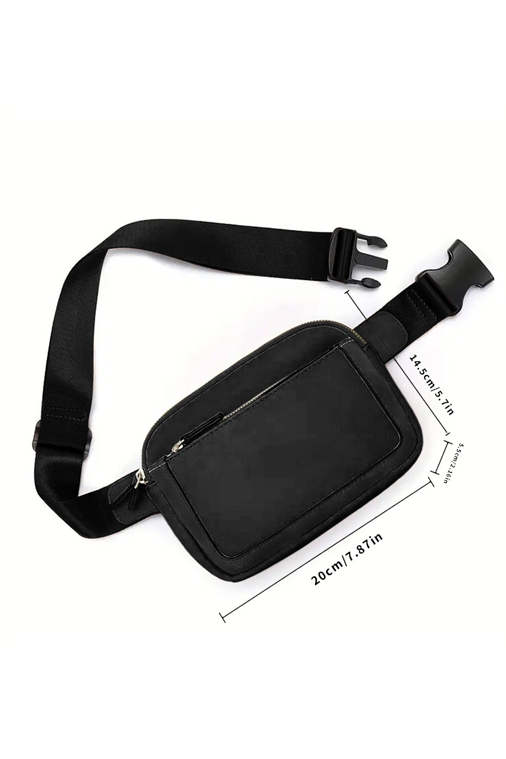 Minimalist Multi-zipped Crossbody Bag