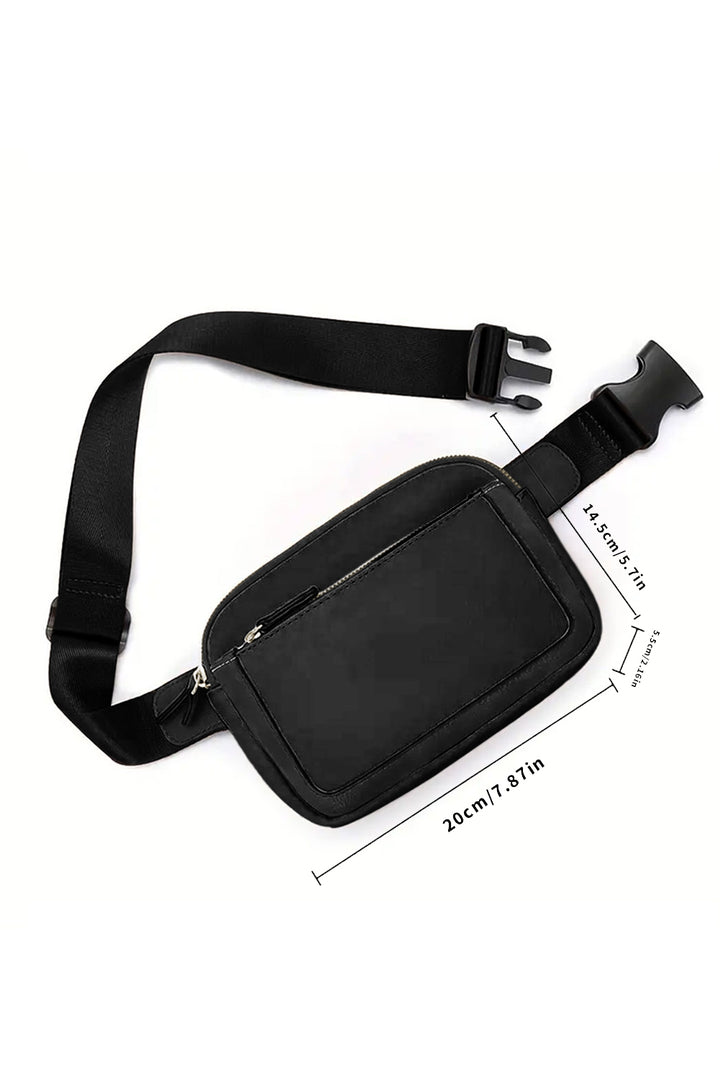 Minimalist Multi-zipped Crossbody Bag