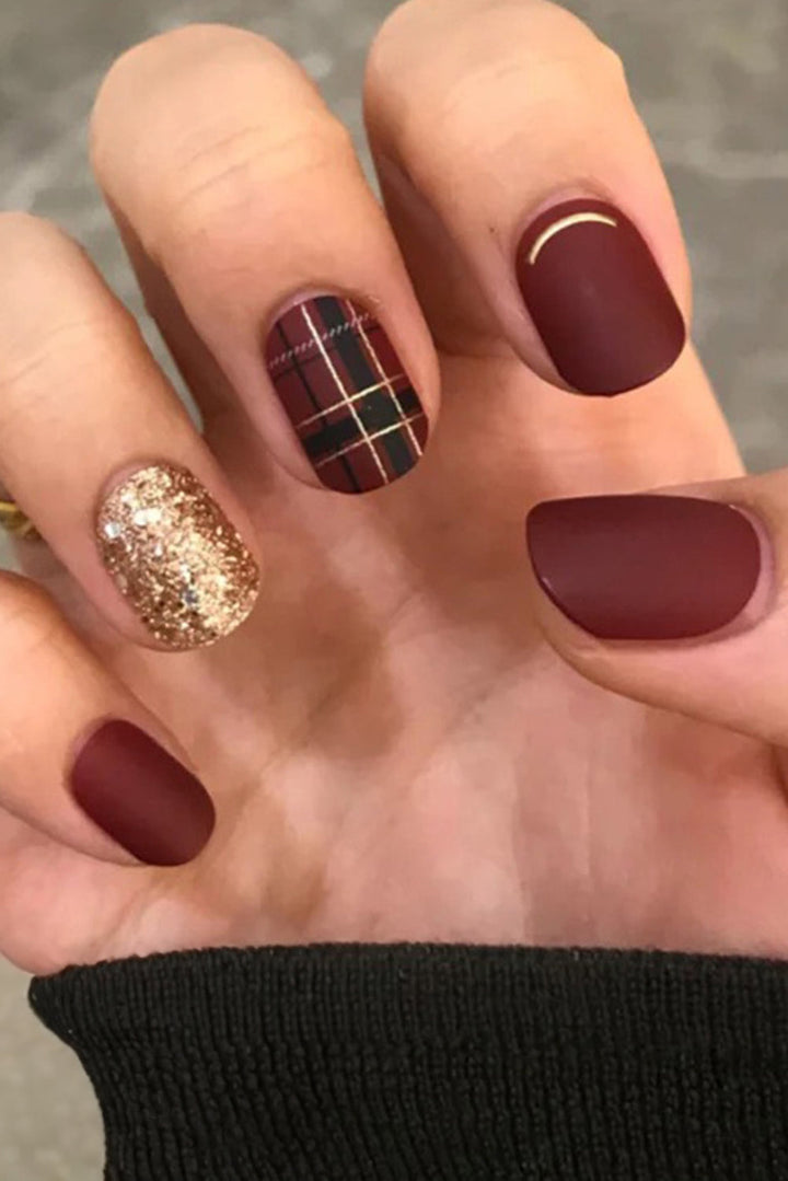 Autocollants pour ongles à coller sur le thème de Noël