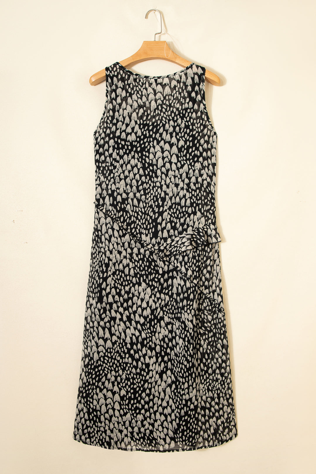 Printed Sleeveless Maxi Dress