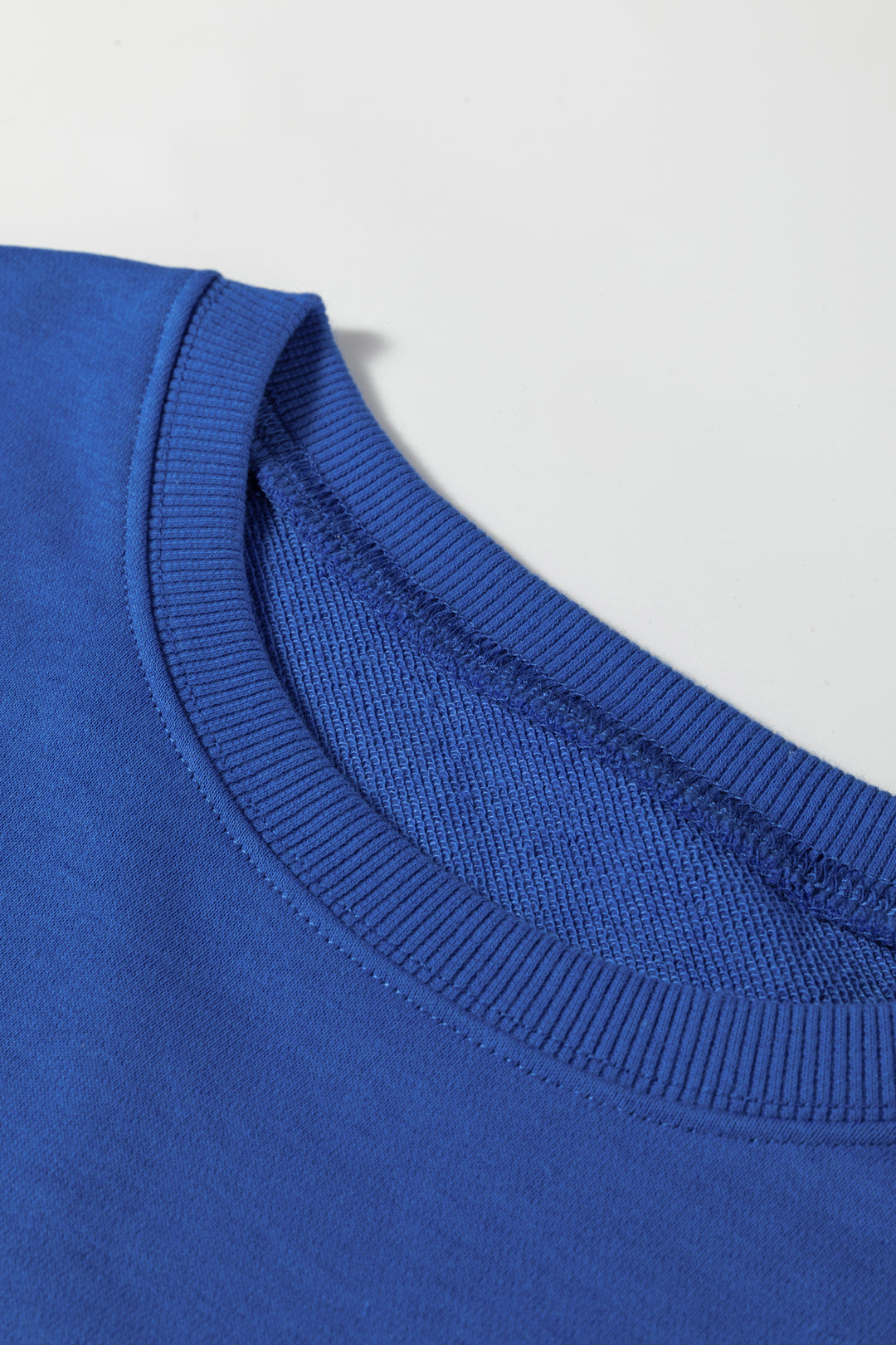 Sky Blue Varsity Stripe Detail Pullover Mini Skort Set
