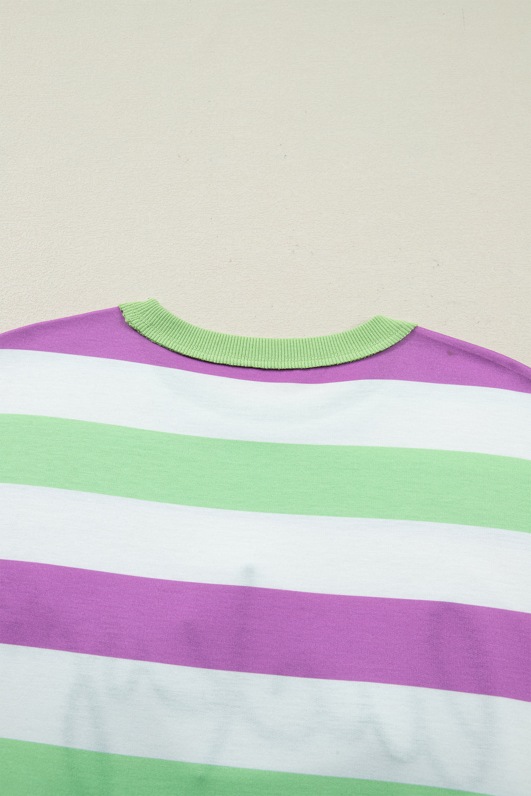 Lucky Clover Embroidered Graphic Dolman Loose Tee