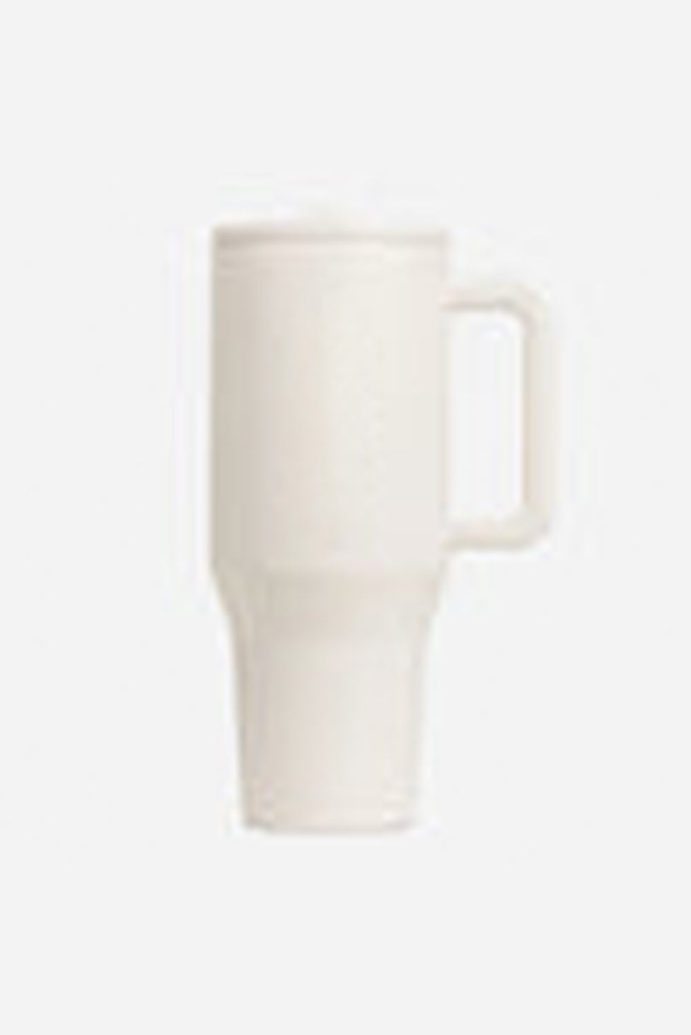 Grande tasse à vide avec poignée en acier inoxydable givré et paille 40 oz