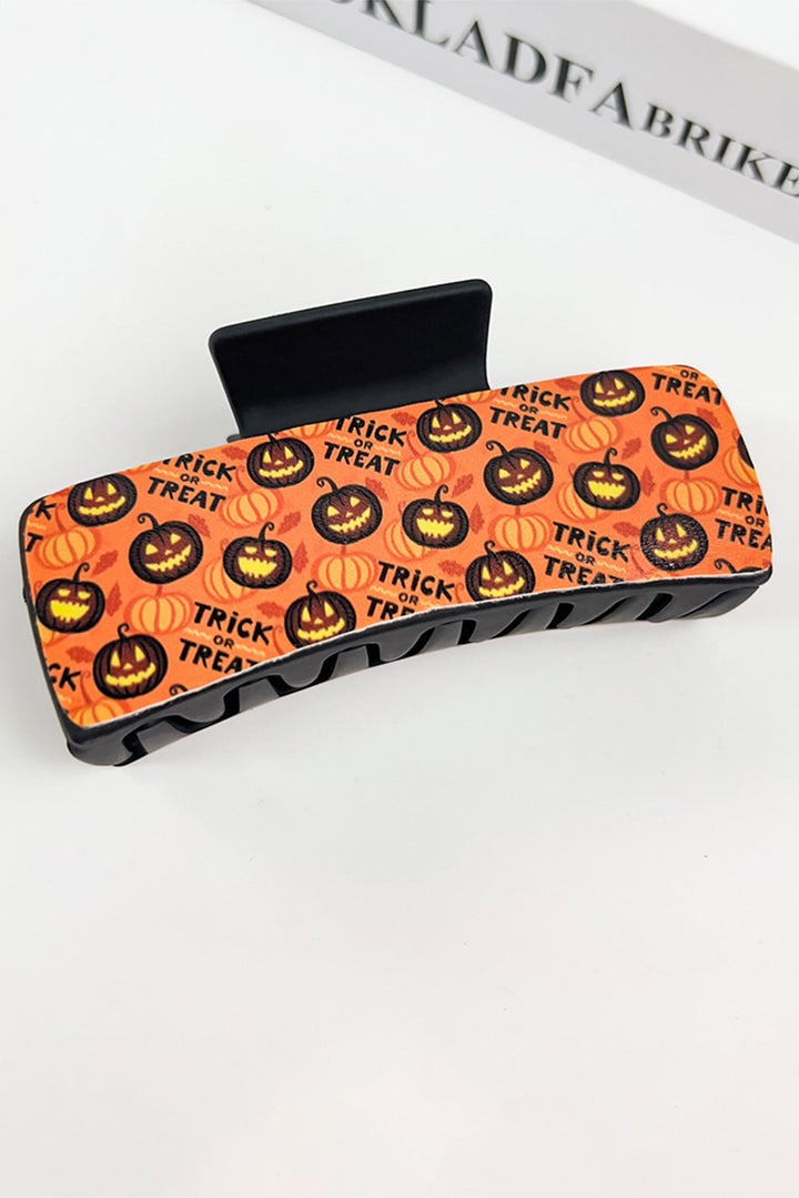 Trick or Treat Halloween Print Hair Clip
