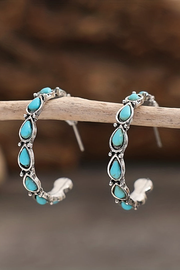 Boho  Decor C-shape Stud Earrings