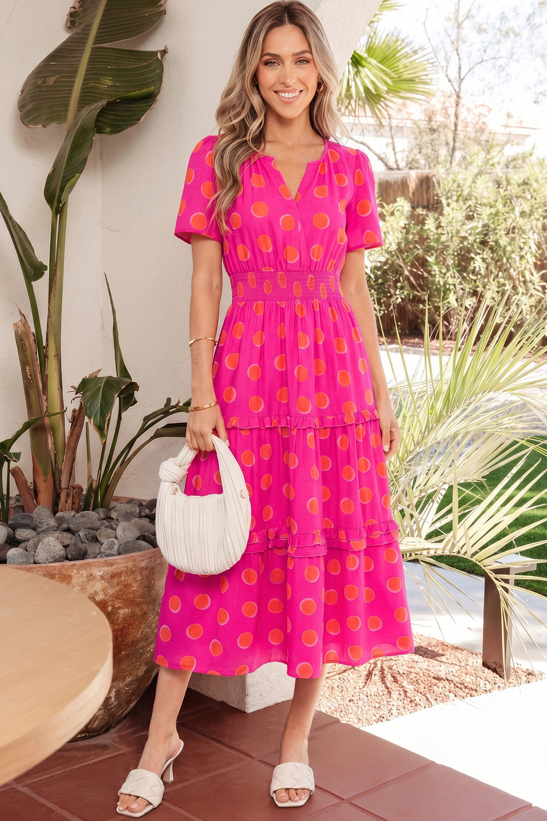 summer midi dress with sleeves Buy Blue 100% Cotton T-Shirt from Next USA 70% Rayon Rose Double Polka Dot Short